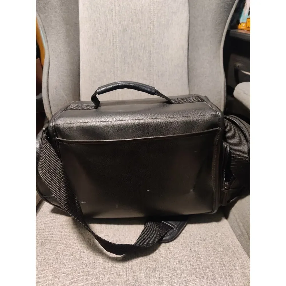 Sony Black PVC Video Camera Bag Camcorder Case with Shoulder Strap 15